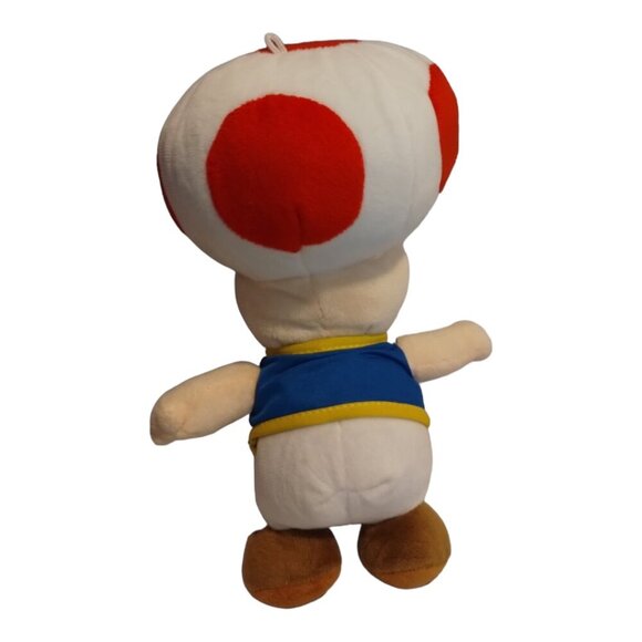 Supper Mario Bros Mushroom Toad Kawaii Video Game Plush Stuffed Toy Nintendo - Picture 2 of 3